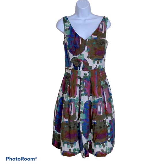 Piazza Sempione Dresses & Skirts - Piazza Sempione Watercolor Sleeveless Dress IT 40